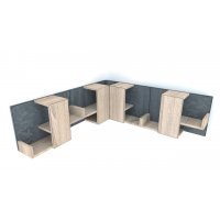 ANSAMBLU BIROU BOB SI DRESSING DSO / DECOR K352